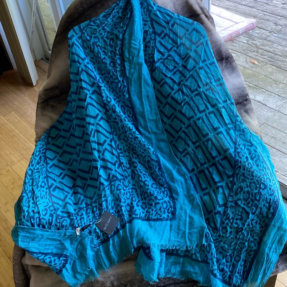 Jules Smith 💯 Cotton Huge Wrap/Scarf New With Tags
